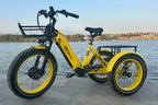 HJMbike TriHauler Cargo Fat Tire Etrike (Fully Assembled) yelloww