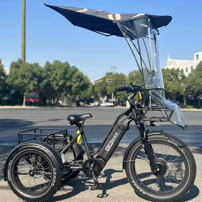 Bike Canopy Sun Shade Rain Cover Hover Image