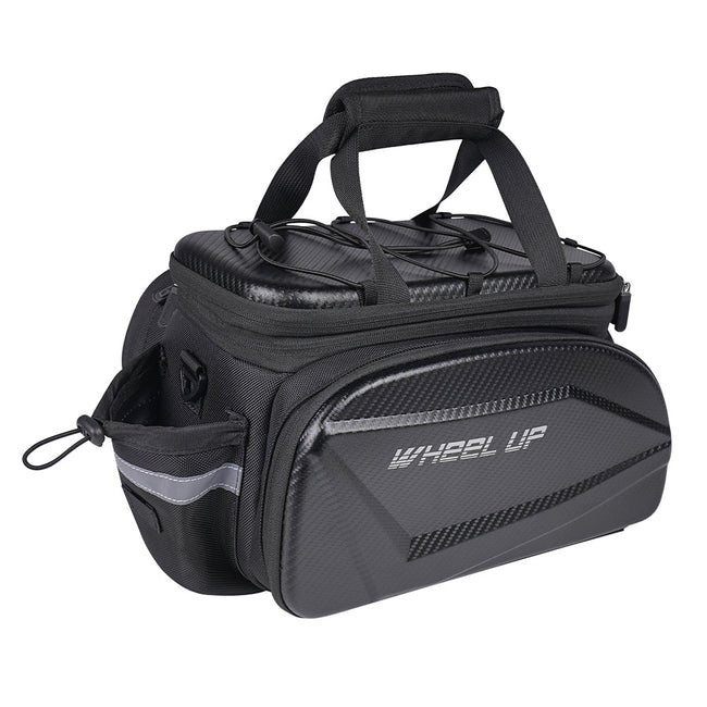 Expandable Reflective Bike Rear Rack Water-Resistant Pannier Hover Image