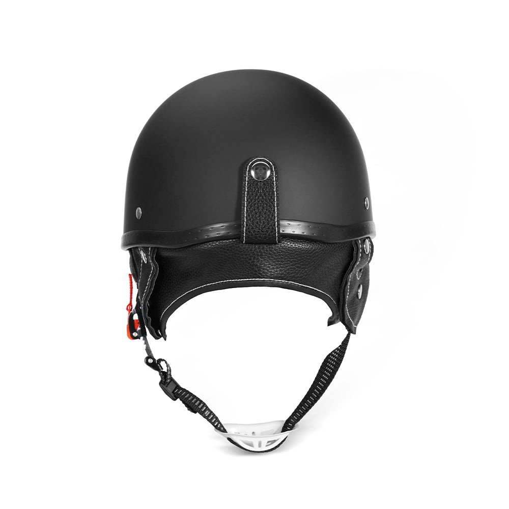 All-Season Cruiser Half Helmet Black