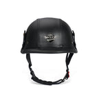Retro Street Motorcycle Helmet Black